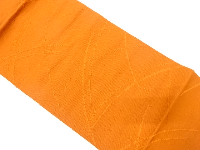 節紬芝草模様織出し名古屋帯